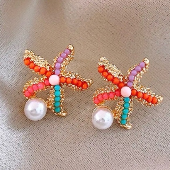 ✨Zara Asteria Starfish Earrings - Picture 5 of 7